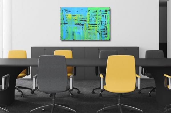 Buy art spatula technique hand painted office - 1416